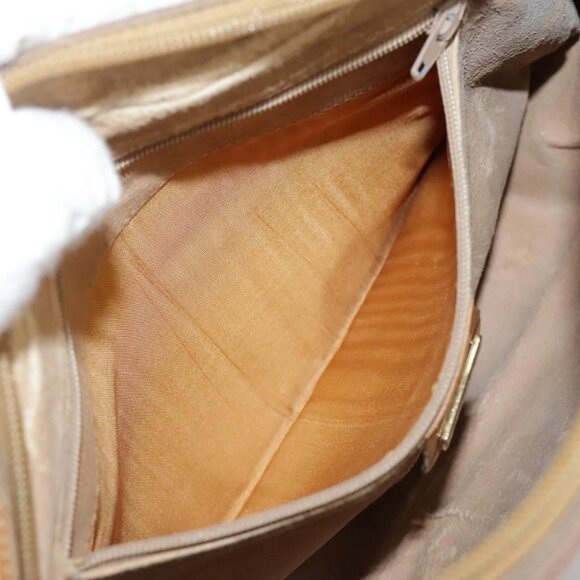 GUCCI Micro GG Supreme Web Sherry Line Shoulder Bag PVC Beige Red Auth th5563 - Picture 9 of 16